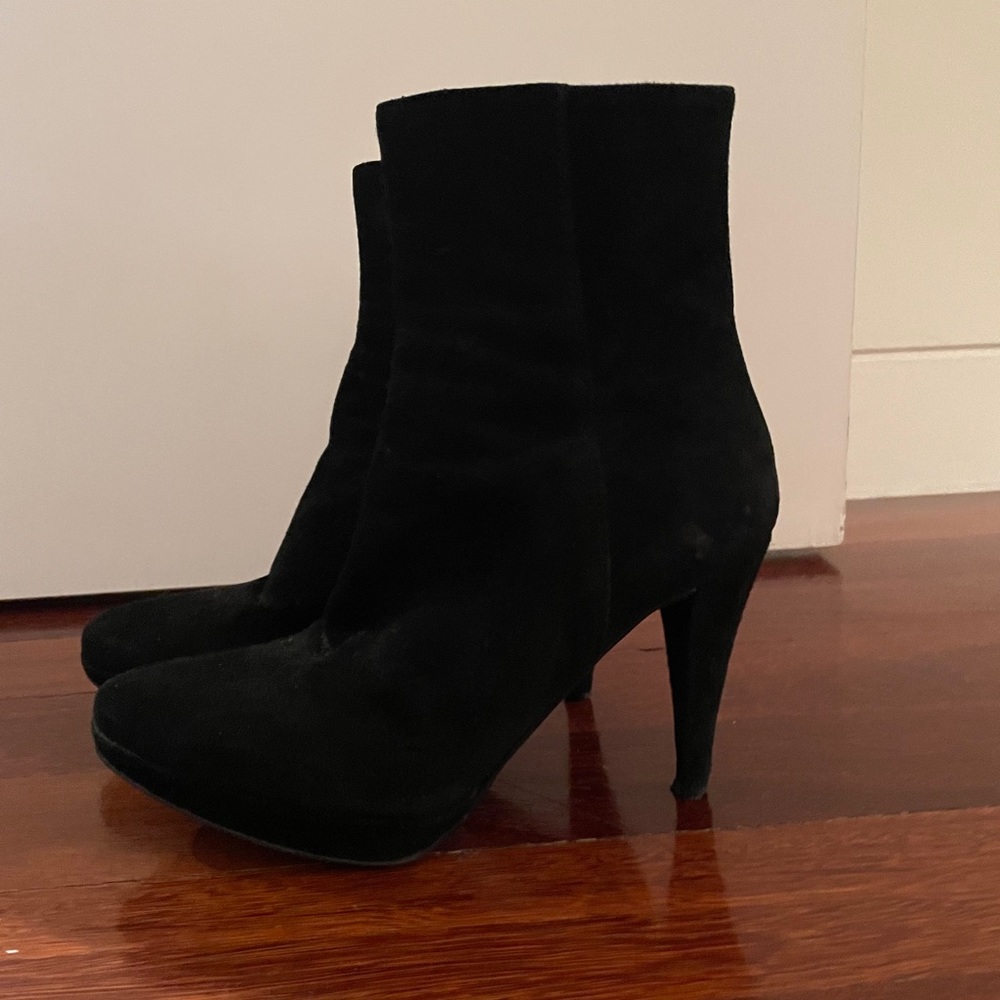 Black Mineli suede boots